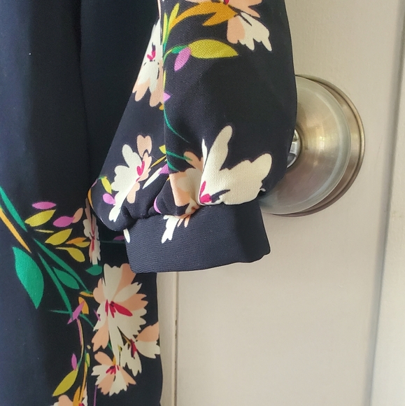 Lulus M floral dress black - Picture 4 of 5